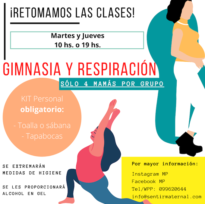 RETOMAMOS CLASES DE GIMNASIA Y RESPIRACIÓN